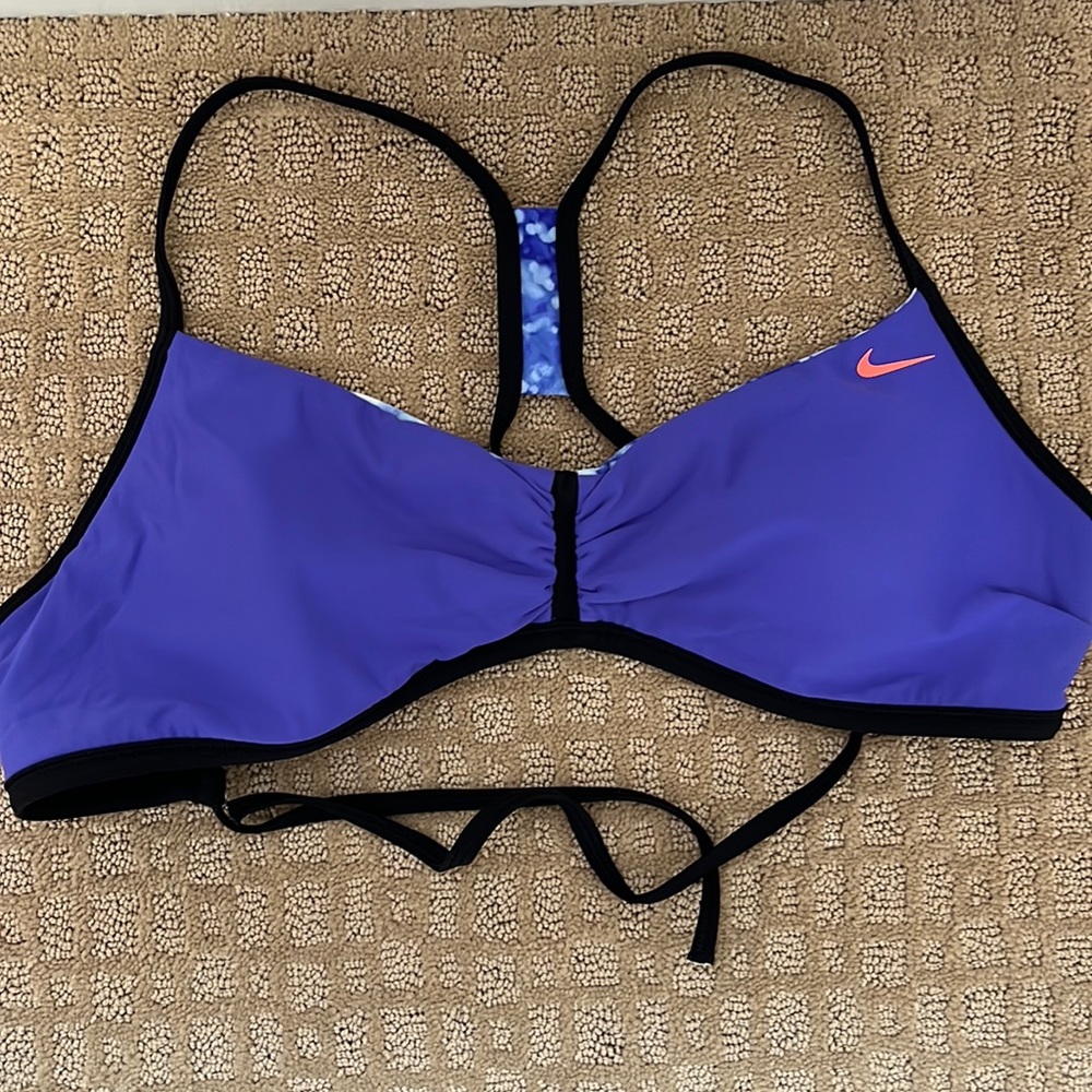 Nike Bikini top.  Reversible.  Cross over back